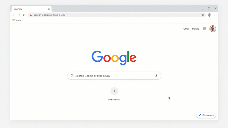 Chrome กับการปรับแต่งสีจากธีม