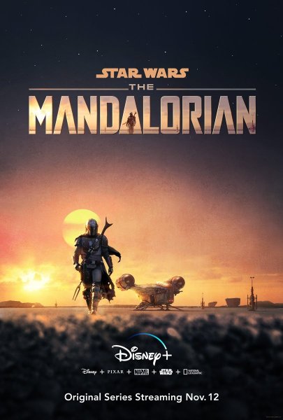 Poster The Mandalorian ของช่อง Disney+