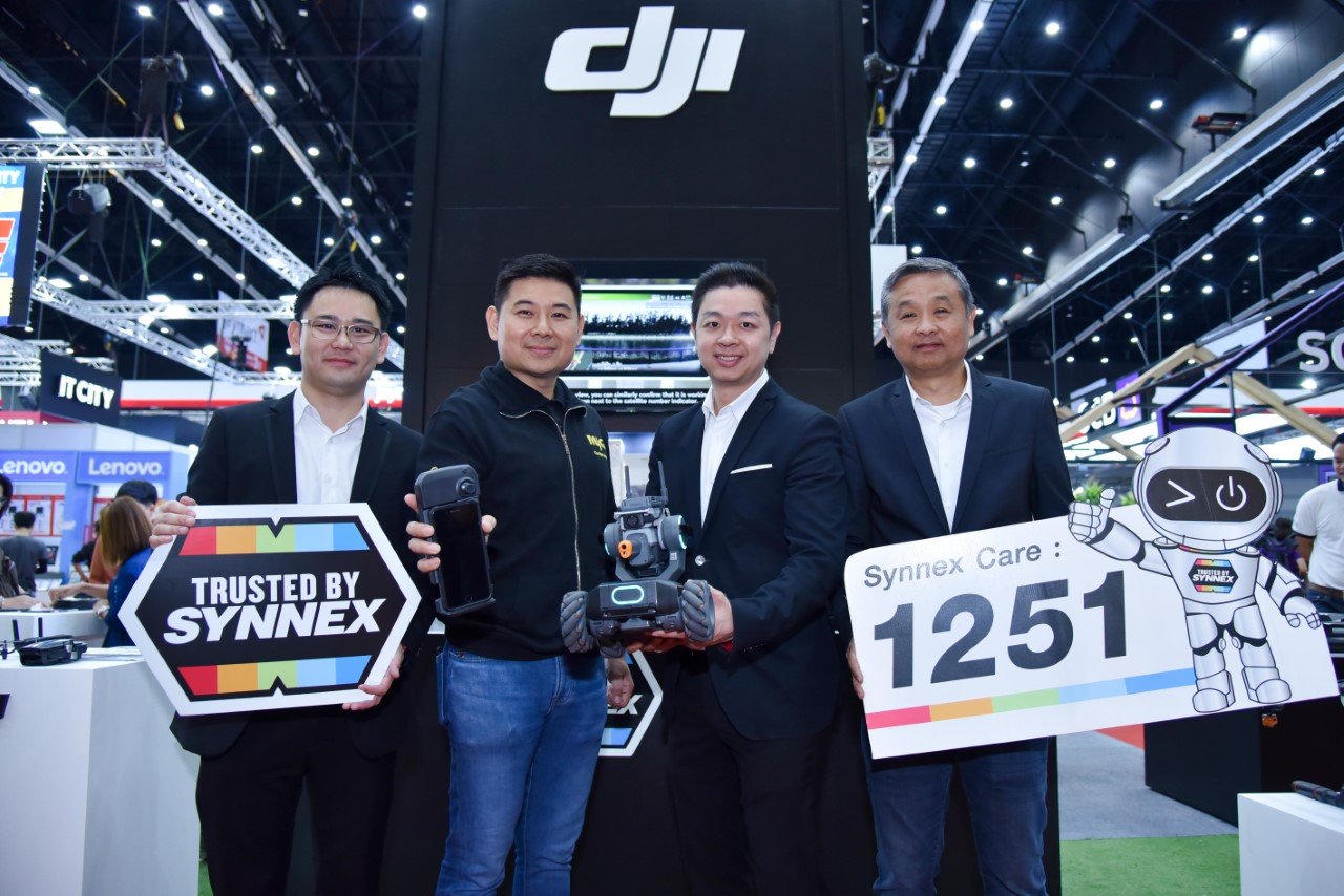 ซินเน็คฯ เปิดตัว DJI ”RoboMaster S1” หุ่นยนต์รถถังอัจฉริยะ ในงาน Thailand Mobile Expo 2019