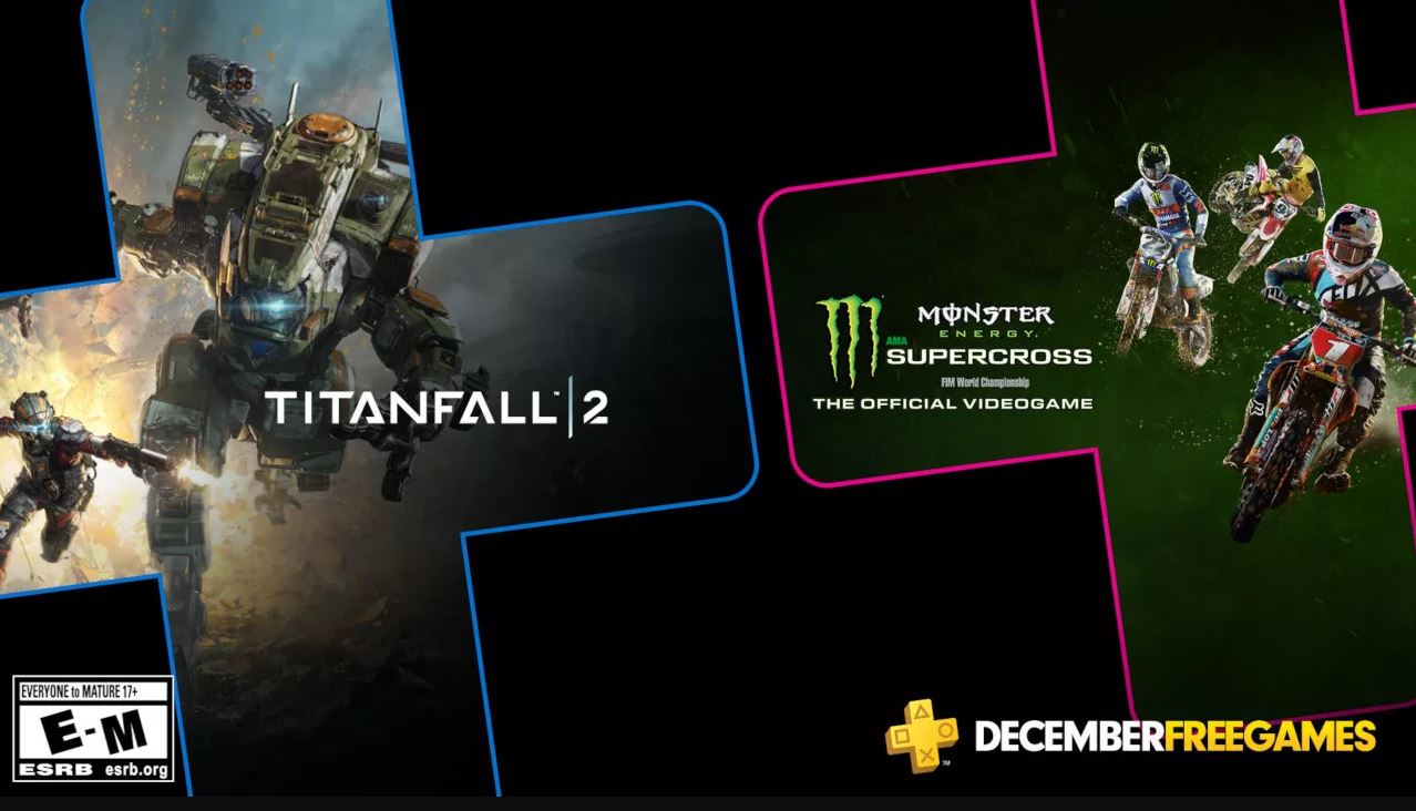 Playstation Plus เกมฟรีประจำเดือนธันวาคม Titanfall 2 กับ Monster Energy Supercross