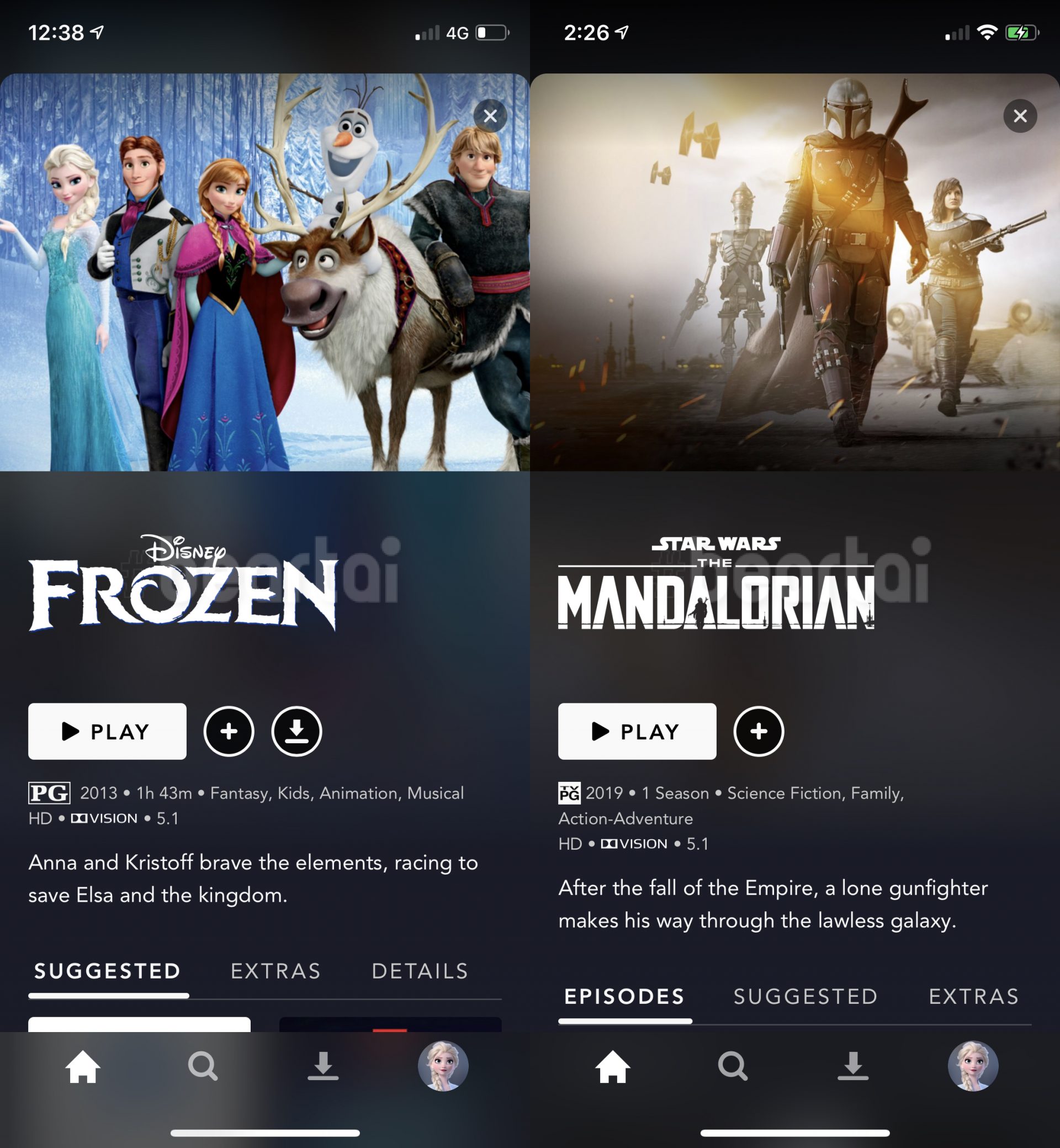 รายละเอียดใน Disney+