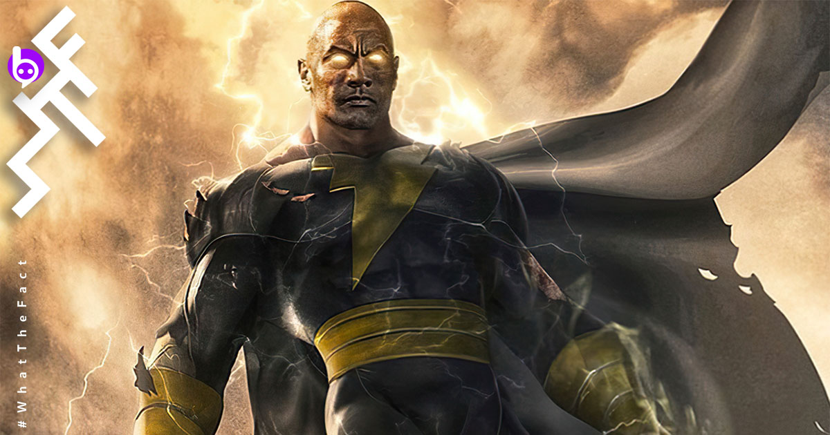 The Rock เผยภาพลักษณ์ของเขาในมาดซูเปอร์ฮีโร บนโปสเตอร์แรกของ Black Adam