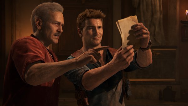 หน้าตาของ ซัลลี่ และ นาธาน เดรก จากเกม Uncharted