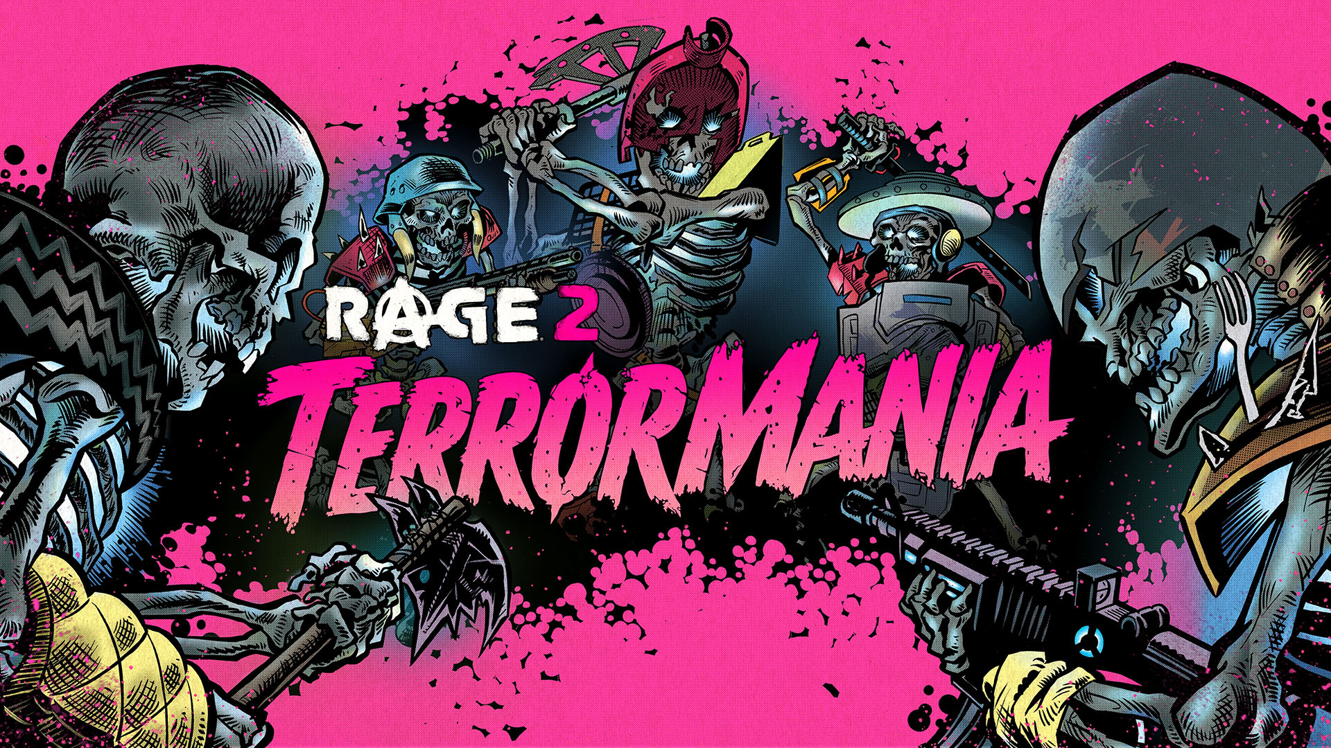 ตะลุยกองทัพโครงกระดูกในเนื้อเรื่องเสริม TerrorMania ของ Rage 2