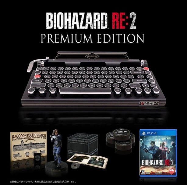 Resident Evil 2 Remake Bluetooth Keyboard