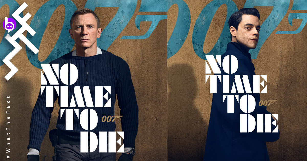 Universal ปล่อยโปสเตอร์  Bond 25 “No Time To Die” ชุดแรก : เผยโฉมตัวละครหลัก