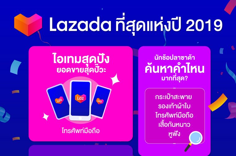 สถิติใหม่ 12.12 แคมเปญใหญ่สุดปัง  รายได้สูงสุดในรอบ 7 ปี  มือถือครองแชมป์ขายดีที่สุดใน LAZADA