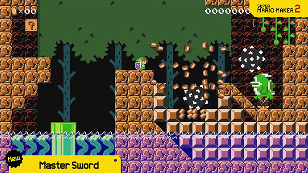 Super Mario Maker 2 เตรียมอัปเดตเวอร์ชั่น 2.0 มาพร้อมกับ Master Sword เปลี่ยน Mario ให้เป็น Link