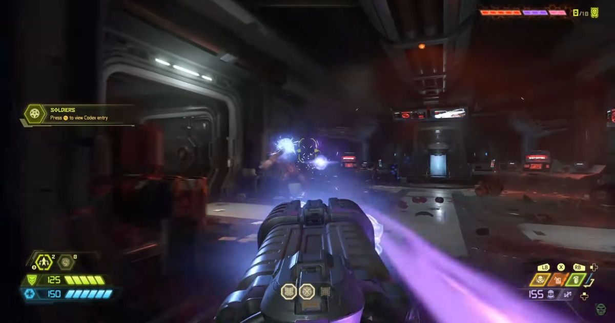 Doom Eternal จะมีตัวเลือกให้ผู้เล่นสามารถปรับอาวุธอยู่กลางหน้าจอได้ตั้งแต่เกมวางจำหน่าย