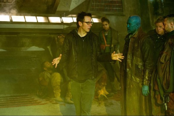 ผู้กำกับ James Gunn ในกองถ่าย Guardian of the Galaxy
