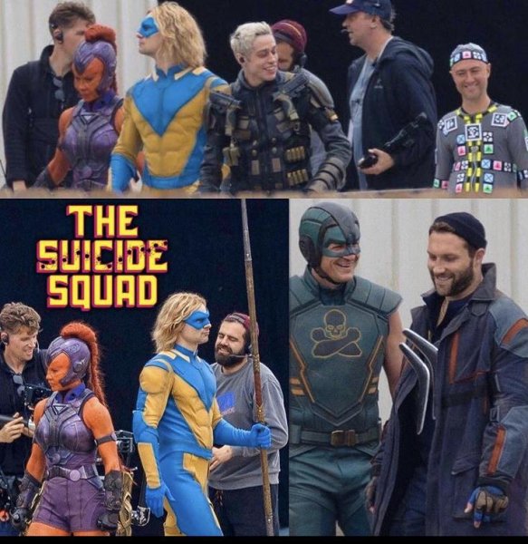 ภาพเบื้องหลังของ The Suicide Squad เผยชุดตัวละครสีแสบสัน
