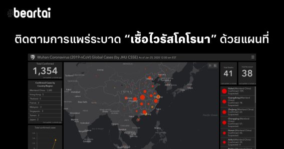 แผนที่ติดตามเชื้อไวรัสโคโรนา