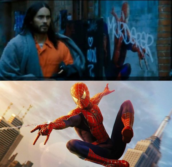 ประกาศจับพร้อมคำว่า "ฆาตกร" บนโปสเตอร์ Spider-Man ที่เหมือนเอามาจากเกม PS4 เด๊ะ