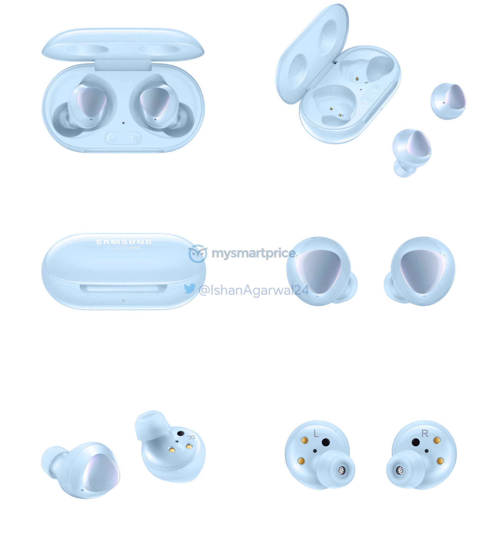 Galaxy Buds Plus สีฟ้า