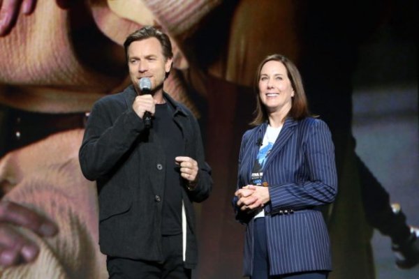 Ewan McGregor และผู้อำนวยการสร้าง Kathleen Kennedy