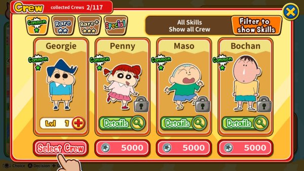 เกม Crayon Shinchan: The Storm Called! Flaming Kasukabe Runner!!