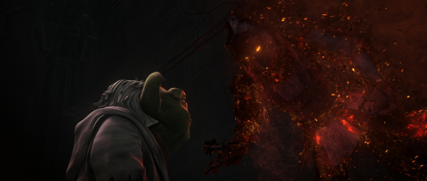 Star Wars: The Clone Wars ตอน Sacrifice ที่โยดาเคยเผชิญหน้ากับดาร์ธ เบน