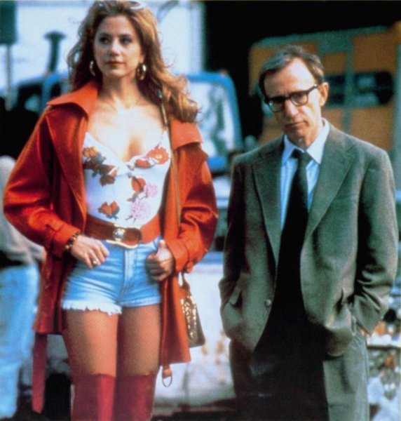 Mira Sorvino และ Woody Allen ใน