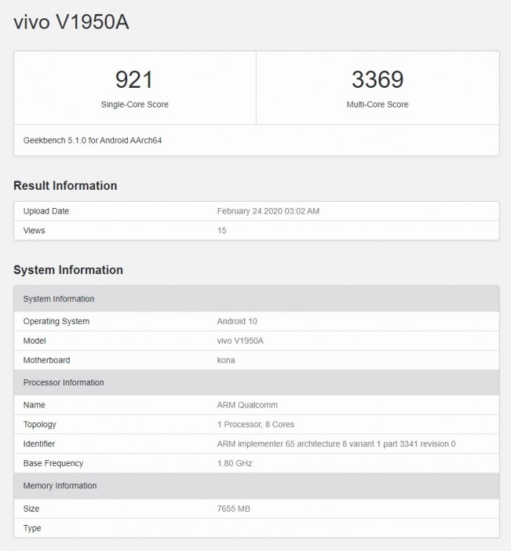 Vivo NEXT 3 5G