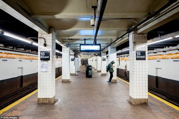 รถไฟใต้ดินที่ไม่มีผู้คน
