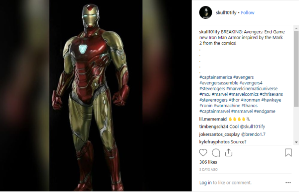 Iron Man Concept Art for Avengers Endgame