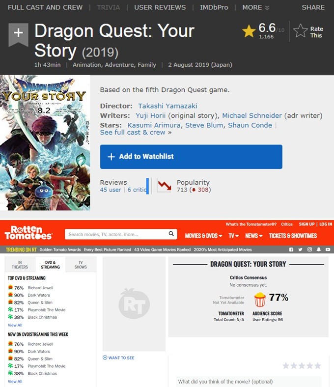Dragon Quest Your Story