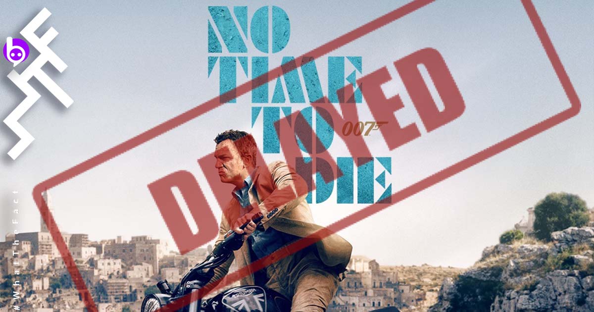 007 No Time To Die Delayed