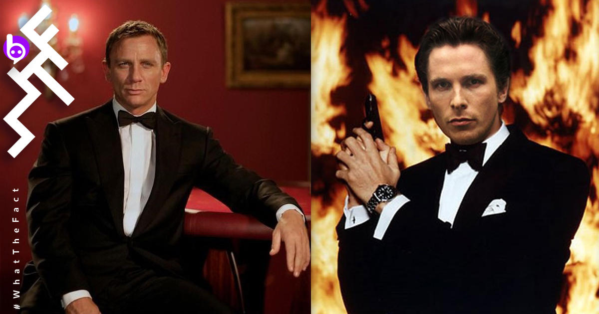 Christian Bale เคยเกือบได้เป็น 007 ก่อนบอกผ่านบทให้กับ Daniel Craig