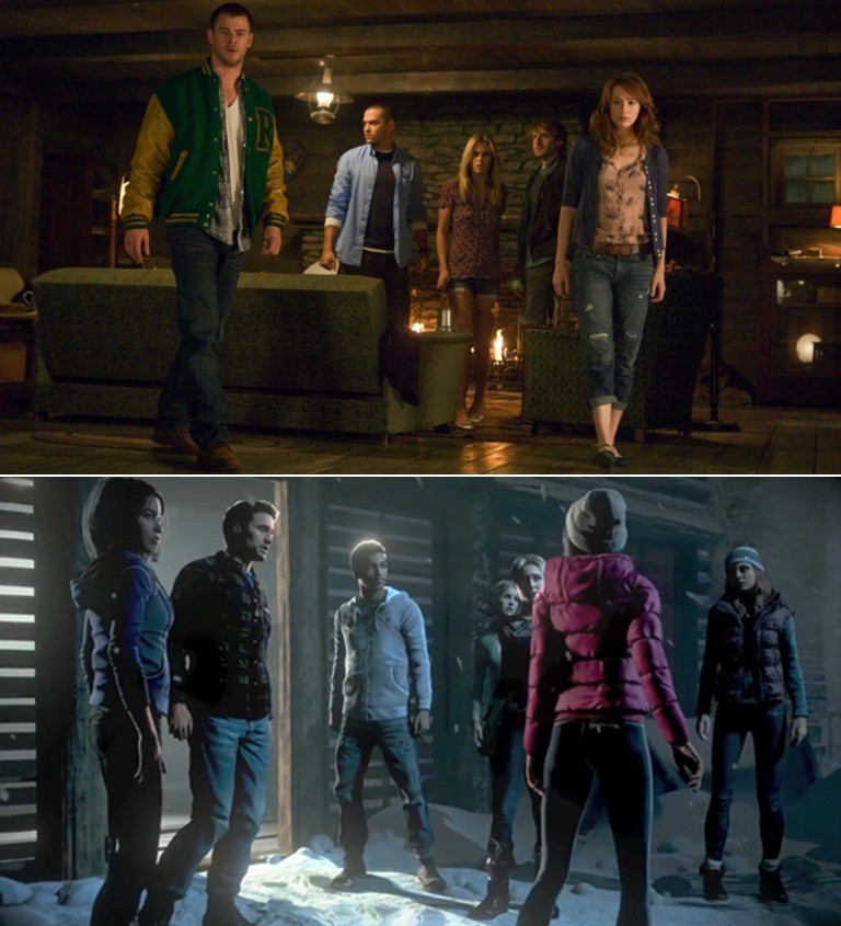 Until Dawn กับ The Cabin in the Woods