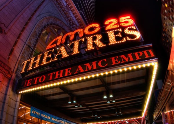 เครือโรงภายยนตร์ในเครือ AMC Theatres ที่มีจำนวนโรงฉายมากที่สุดในสหรัฐฯ