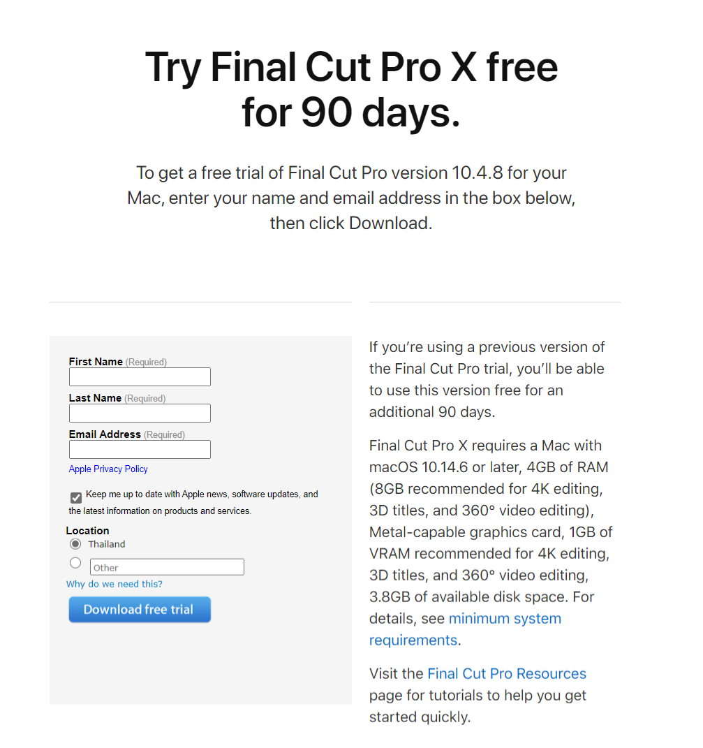 Final Cut Pro X