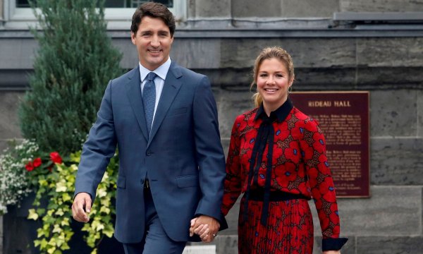 Justin Trudeau และ Sophie Grégoire Trudeau ภรรยา