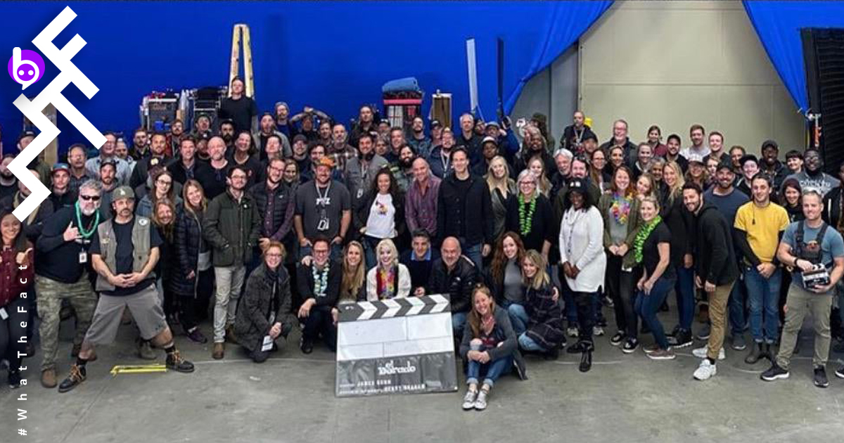 ผู้กำกับ James Gunn ฉลอง The Suicide Squad ถ่ายทำเสร็จแล้ว : ซึ้งกำลังใจจากทีมงาน