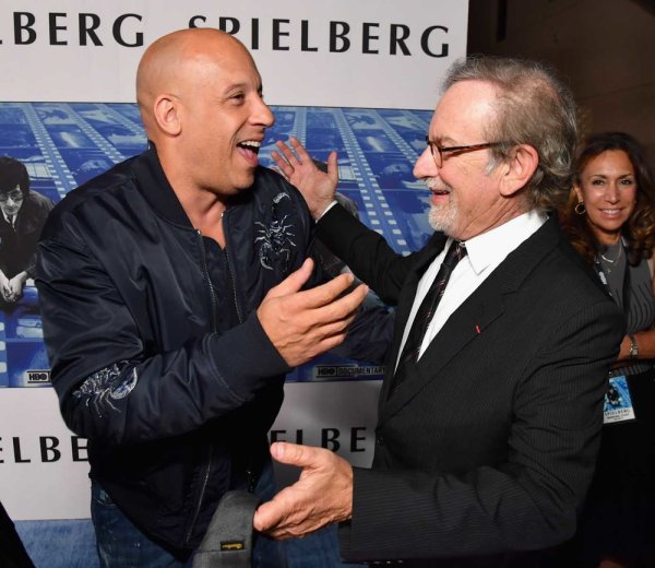 Vin Diesel และผู้กำกับ Steven Spielberg ที่ไม่เจอกันนาน