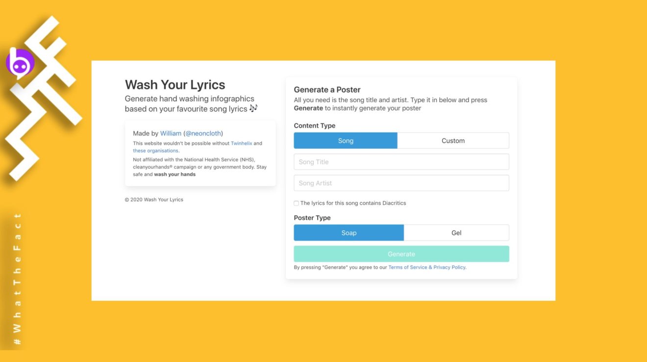 “Wash Your Lyrics” ลองดูซิเพลงไหนเหมาะจะใช้ประกอบการล้างมือ 20 วินาที !!!