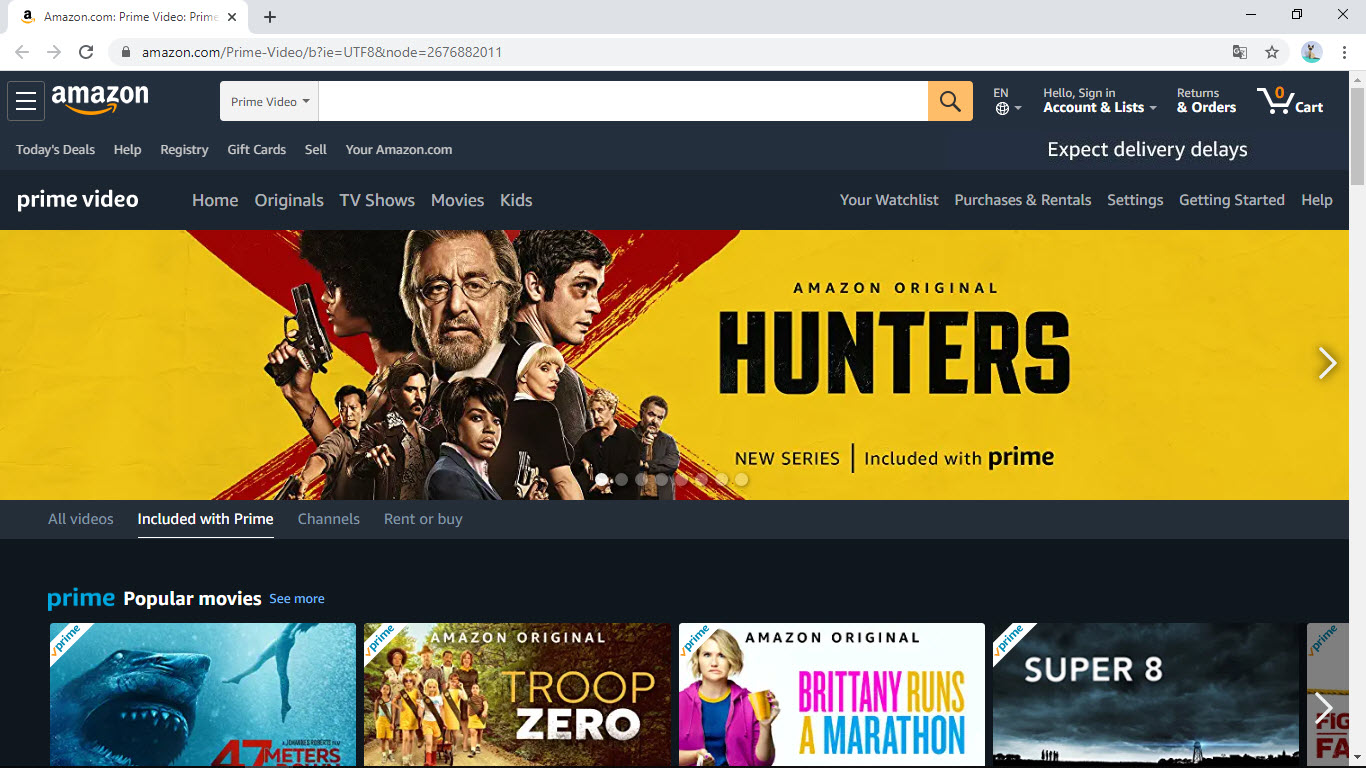 Amazon จะลดคุณภาพสตรีม Prime Video กว่า 200 ประเทศเพื่อลดเน็ตหนาแน่นเหตุ COVID-19