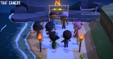 เพื่อนบ่าวสาวจัดงานแต่งให้ในเกม Animal Crossing: New Horizons หลัง COVID-19 ทำงานแต่งจริงเลื่อน