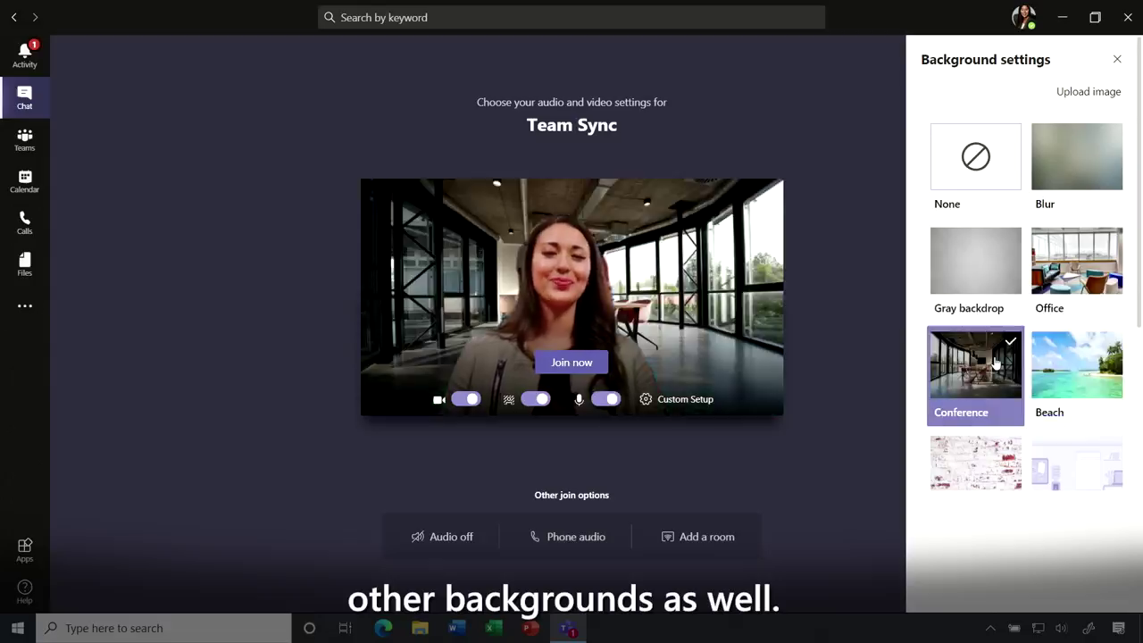 Microsoft Teams Custom Background