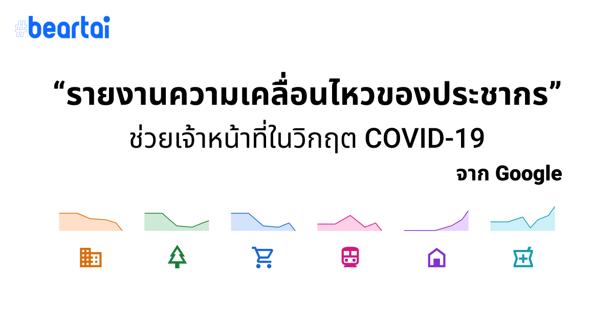 Google ออก “รายงานความเคลื่อนไหวของประชากร” ช่วยเจ้าหน้าที่ในวิกฤต COVID-19