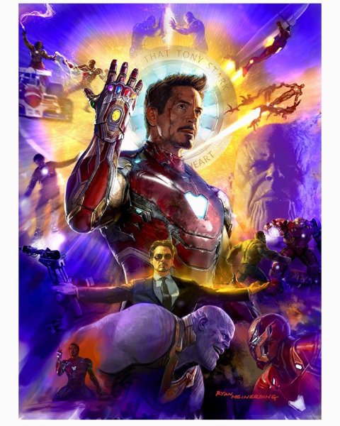 Tony Stark Iron Man "I Love You 3000"