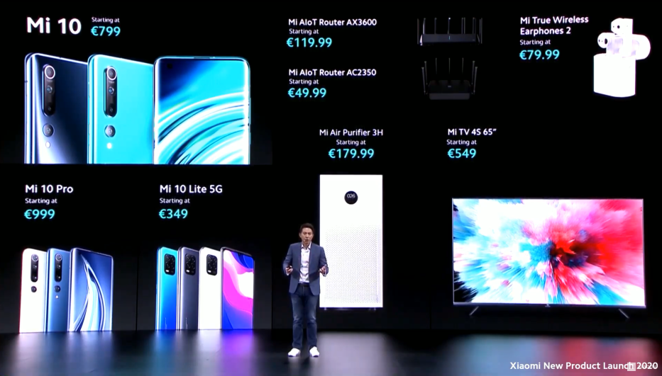 Xiaomi เปิดตัวมือถือ 5G Mi 10 Series