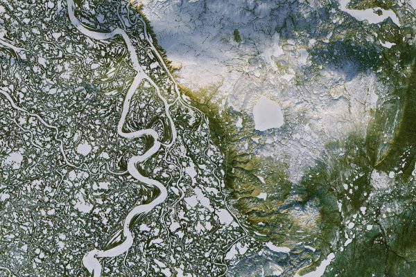 Mackenzie River in Canada's Northwest Territories