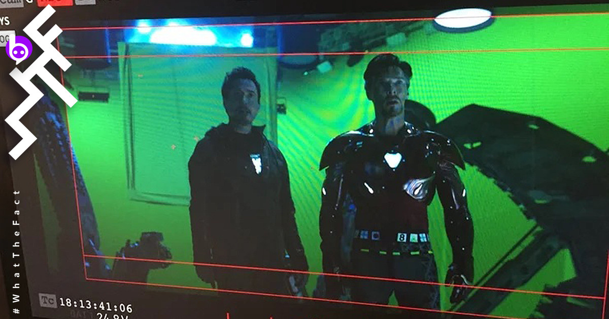 เผยภาพ Doctor Strange สวมชุดเกราะ Iron Man ในเบื้องหลัง Avengers: Infinity War