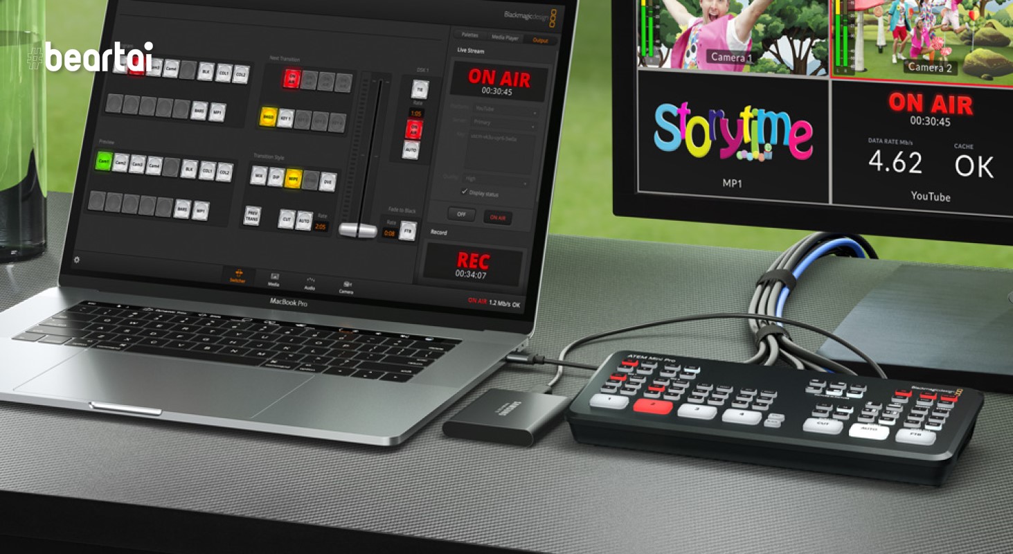 Blackmagic เปิดตัว ATEM Mini Pro สลับภาพวิดีโอ+สตรีมถ่ายทอดสดได้โดยไม่พึ่งซอฟต์แวร์
