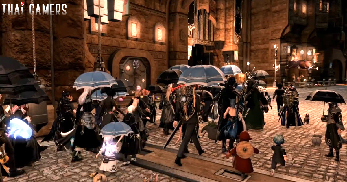 ผู้เล่น Final Fantasy XIV Online พร้อมใจร่วมเดินไว้อาลัยในเกมให้แก่ผู้ที่เสียชีวิตในวิกฤต COVID-19