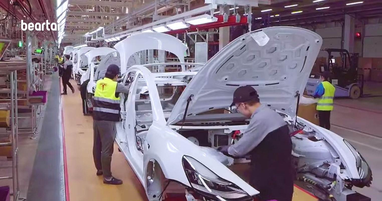 Tesla Gigafactory 3 เซี่ยงไฮ้หยุดผลิตรถยนต์เหตุขาดแคลนชิ้นส่วนจะกลับมาเปิด 9 พ.ค.