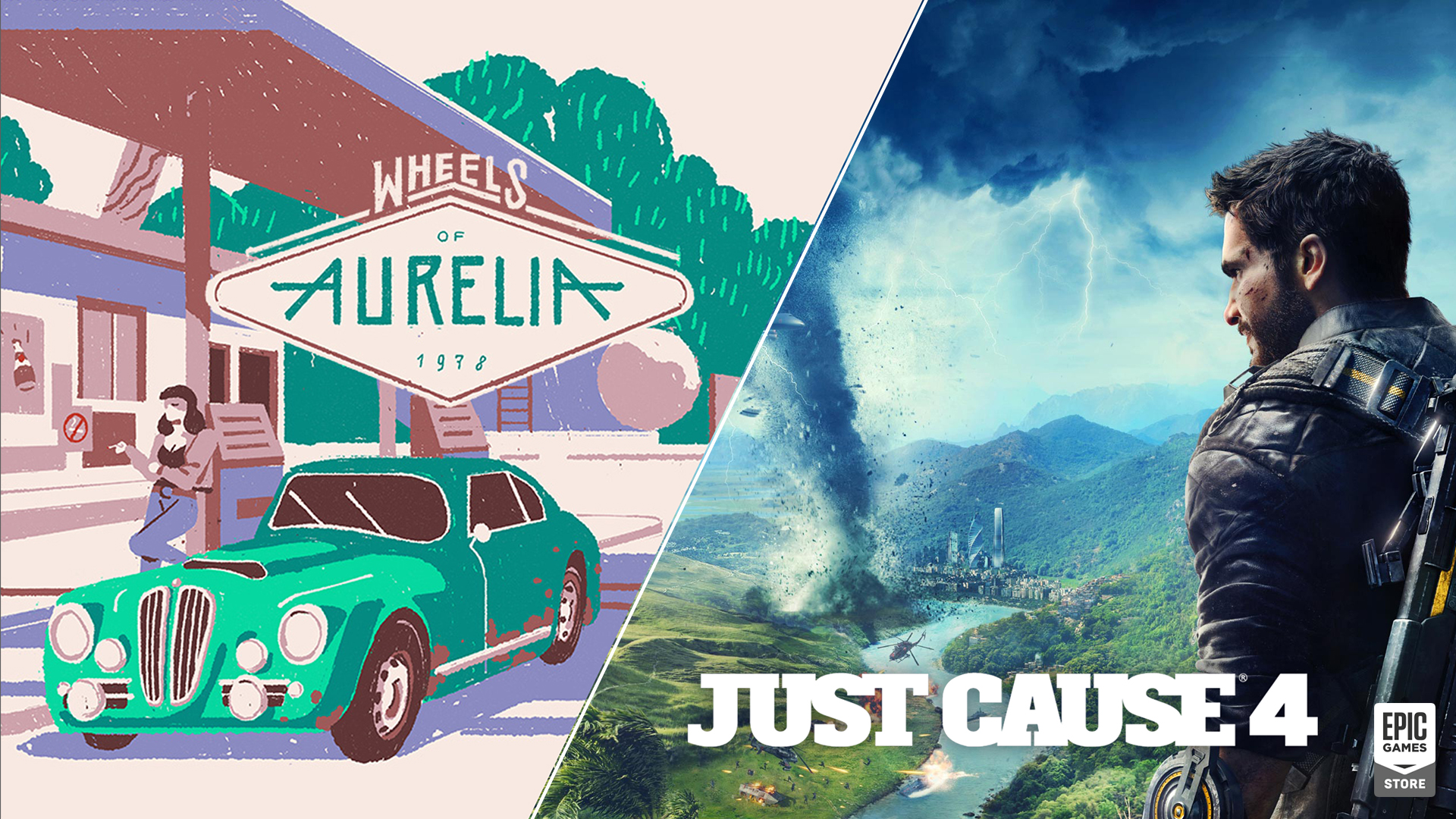 โหลดด่วน! Epic Games Store แจก Just Cause 4 และ Wheels of Aurelia ฟรี