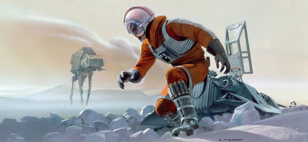 ภาพวาดงานออกแบบการสร้างของ Ralph McQuarrie