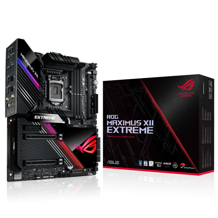 หน้าตาของ Asus ROG MAXIMUS XII EXTREME ที่ได้รับมาพร้อมกับ CPU Intel 10th Gen