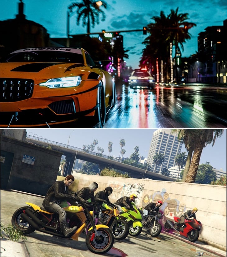 Need for Speed Grand Theft Auto V Online 